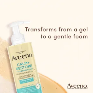 Aveeno Calm + Restore čistiaca pena na tvár 200 ml