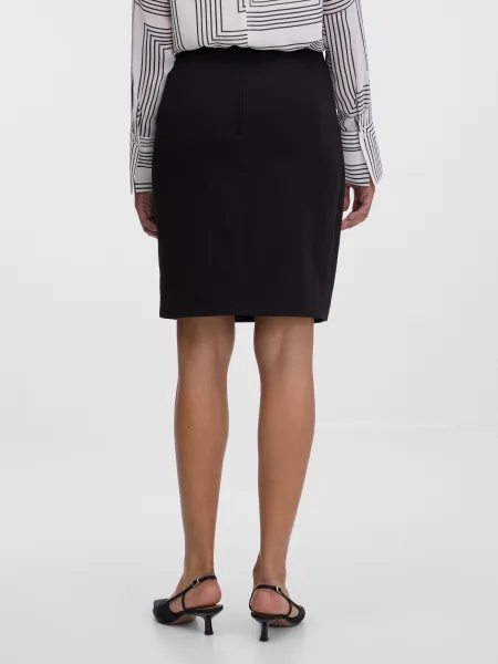 Black Women's Knee-Length Sheath Skirt ORSAY - Women's