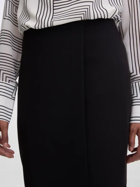 Black Women's Knee-Length Sheath Skirt ORSAY - Women's