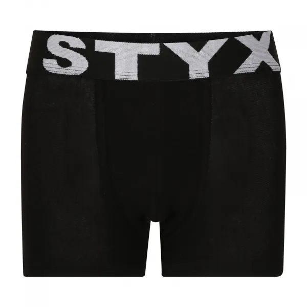 3PACK detské boxerky Styx športová guma čierne (3GJ960) 4-5 let, trenky