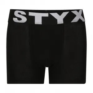 3PACK detské boxerky Styx športová guma čierne (3GJ960) 4-5 let, trenky