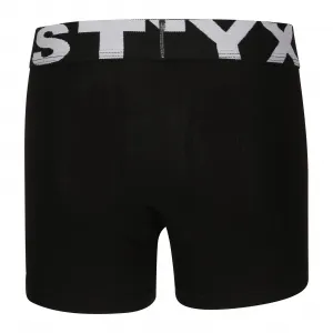 3PACK detské boxerky Styx športová guma čierne (3GJ960) 4-5 let, trenky