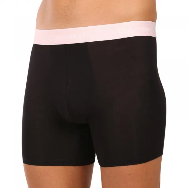 3PACK pánske boxerky Calvin Klein čierne (NB4394-2VA) S, trenky