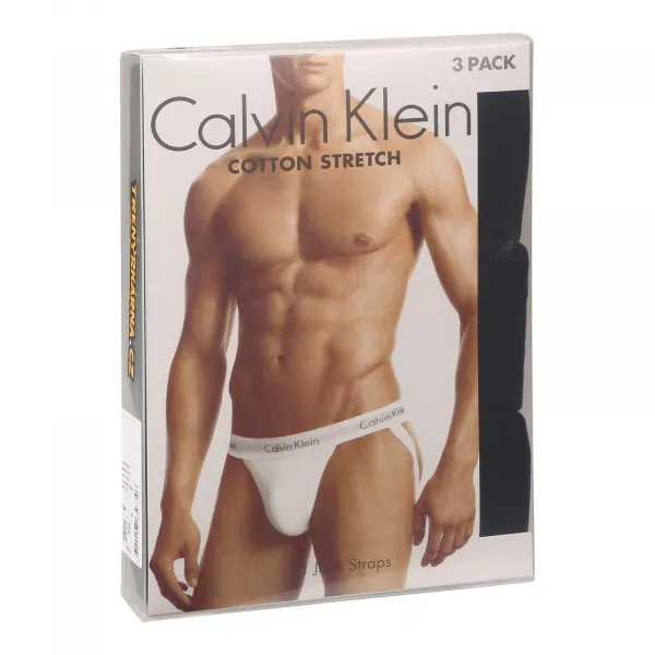 3PACK pánske jocksy Calvin Klein čierne (NB3363A-VX9) L