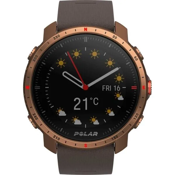 POLAR GRIT X PRO Multišportové hodinky s GPS a záznamom tepovej frekvencie, hnedá, veľkosť