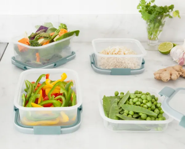 CURVER Dóza na potraviny SMART FRESH ECO 5L | transparentná / modrá