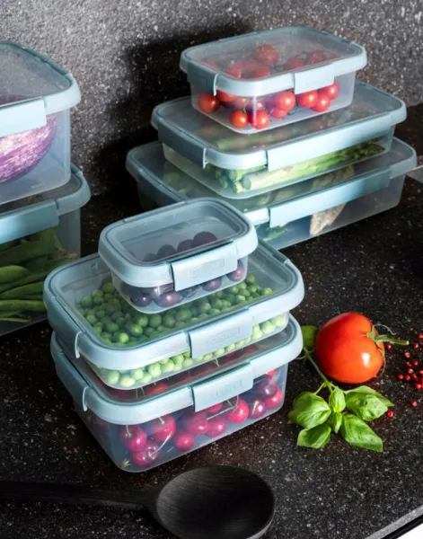 CURVER Dóza na potraviny SMART FRESH ECO 5L | transparentná / modrá