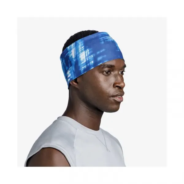 Čelenka BUFF COOLNET UV® WIDE HEADBAND ATTEL BLUE
