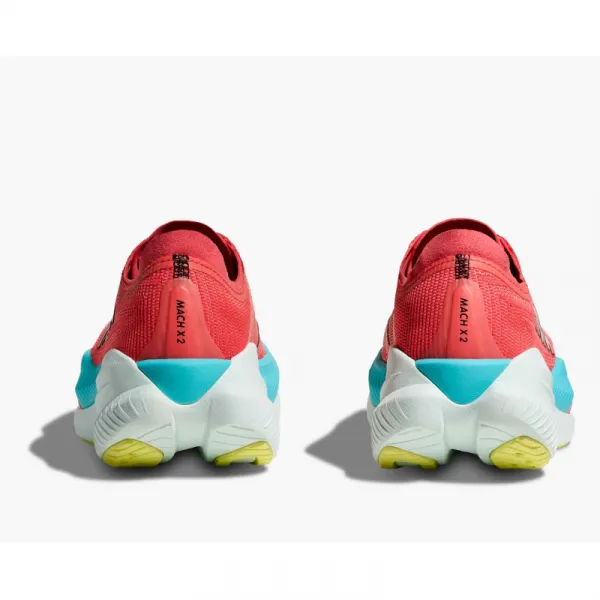 Pánska bežecká obuv HOKA Mach X 2 M grapefruit electric coral