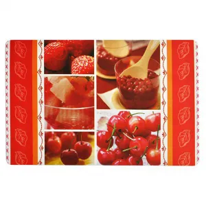 Plastové prestieranie TORO 43x28cm ovocie MIX motívov Možnosť: ZELENÁ