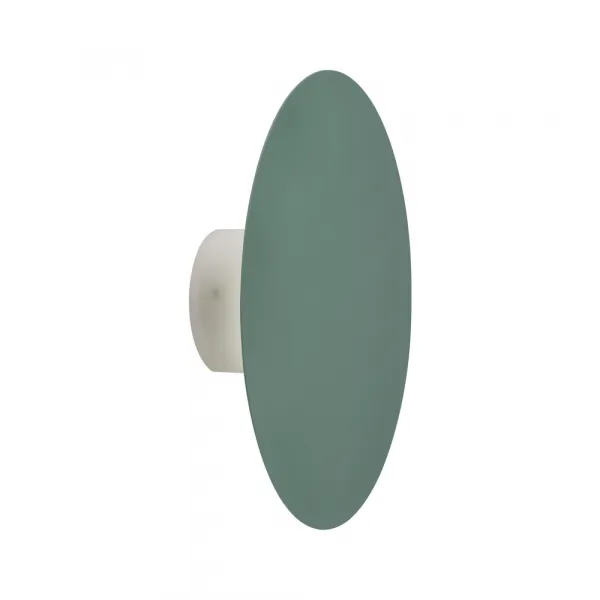 Zelená kovová LED nástenná lampa 6W 250mm Holar Ledea