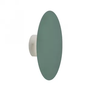 Zelená kovová LED nástenná lampa 6W 250mm Holar Ledea