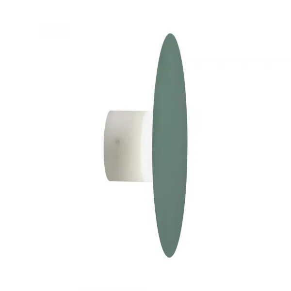 Zelená kovová LED nástenná lampa 6W 250mm Holar Ledea
