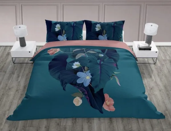 Faro Bavlnené obliečky TRENDY 008 140x200 cm + 70x90 cm tyrkysovo-ružové