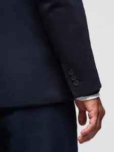 Elegantné pánske sako tmavomodré