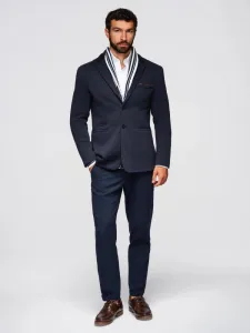 Elegantné pánske sako tmavomodré