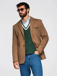 Elegantné pánske sako svetlohnedé