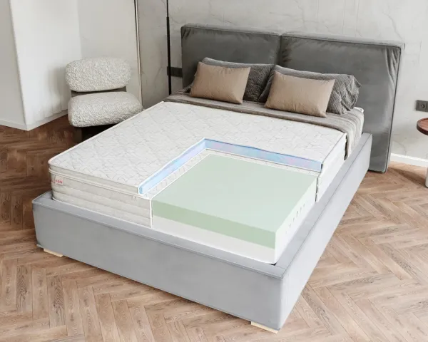FDM Vrchný matrac VISCO Bublina, veľkosť 140x200