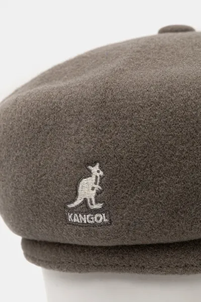 Vlnená baretka Kangol WOOL SPITFIRE zelená farba, 0259BC.WG036