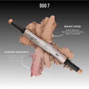Danessa Myricks Beauty Colorfix Stix multifunkčné líčidlo na oči, pery a tvár odtieň Duo 7 Aurora Radiance/Magic Hour 2x3 g