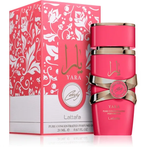 Lattafa Yara Candy parfémovaný olej pre ženy 20 ml