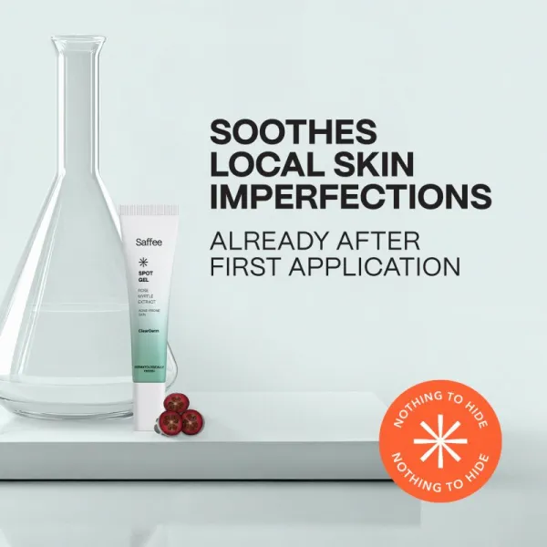 Saffee ClearDerm Spot Gel lokálna starostlivosť pre problematickú pleť 15 ml
