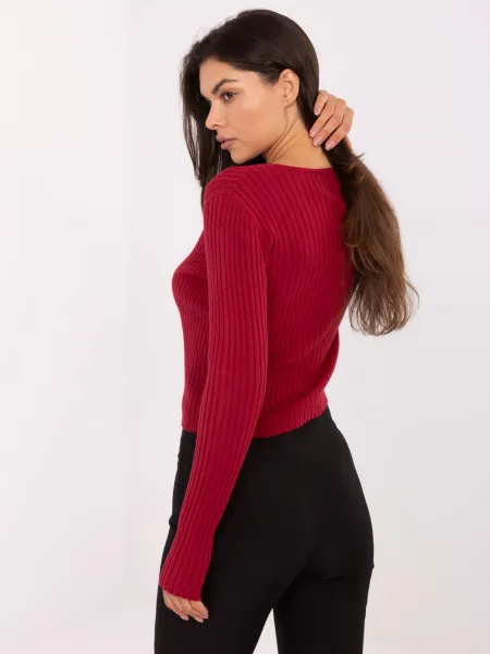 Sweater-PM-SW-R1639.27-burgundy