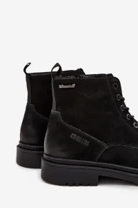 BIG STAR SHOES Kožené Zateplené Pánske Čižmy Na Zips Big Star