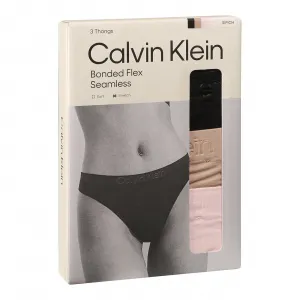 3PACK dámske tangá Calvin Klein viacfarebné (QD5211-31S) S