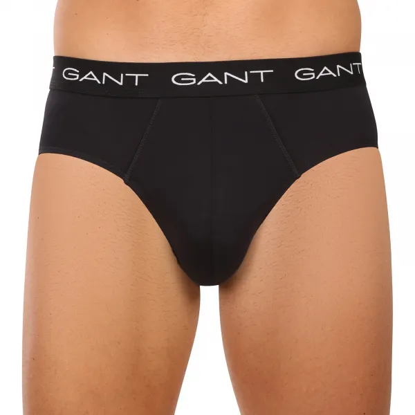 3PACK pánske slipy Gant čierne (900023001-005) L