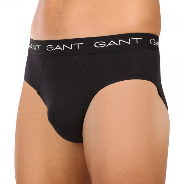 3PACK pánske slipy Gant čierne (900023001-005) L