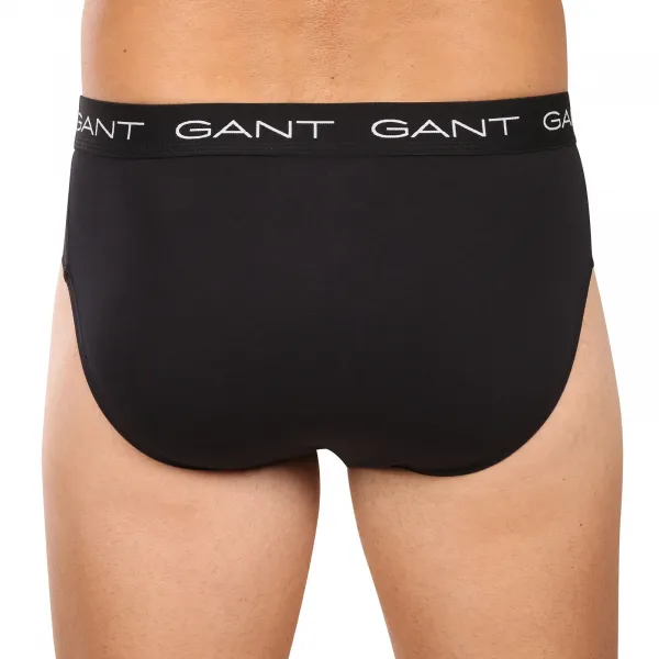 3PACK pánske slipy Gant čierne (900023001-005) L