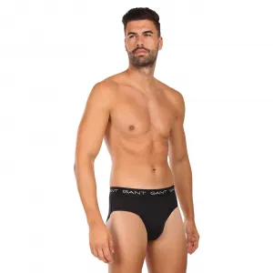 3PACK pánske slipy Gant čierne (900023001-005) L