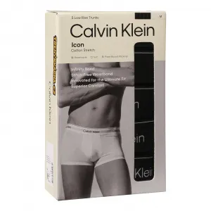 5PACK pánske boxerky Calvin Klein čierne (NB4390-TM6) M, trenky