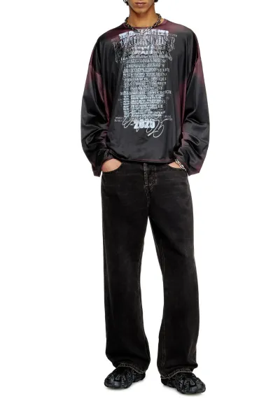 Tričko Diesel T-Olavi-Aa T-Shirt Black