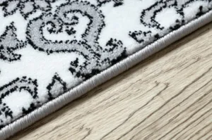 Behúň ARGENT kvety - W4949 biely / sivý