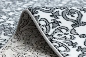 Behúň ARGENT kvety - W4949 biely / sivý