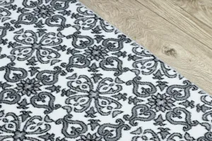 Behúň ARGENT kvety - W4949 biely / sivý