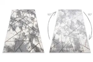 Koberec NOBLE 1518 67 geometrický - krém / sivý