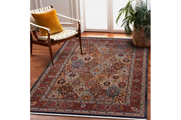 Koberec KESHAN Fredzle, Ornament, ramka orientálny 7576/53511 terakota