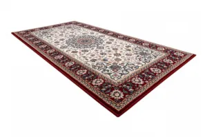 Koberec NAIN Ornament, ramka 6635/51036 béž / bordo