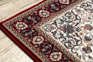Koberec NAIN Ornament, ramka 6635/51036 béž / bordo