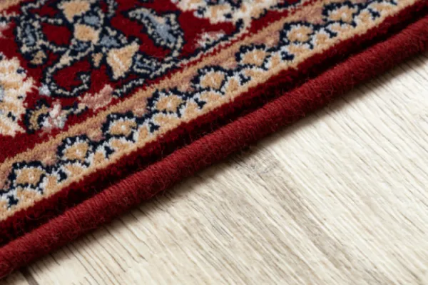 Koberec NAIN Ornament, ramka 6635/51036 béž / bordo