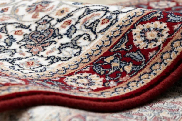 Koberec NAIN Ornament, ramka 6635/51036 béž / bordo