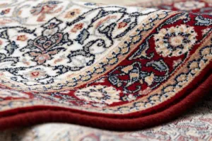 Koberec NAIN Ornament, ramka 6635/51036 béž / bordo
