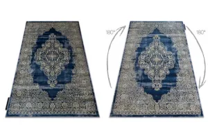 Koberec DE LUXE 474 Ornament - granát / zlatý