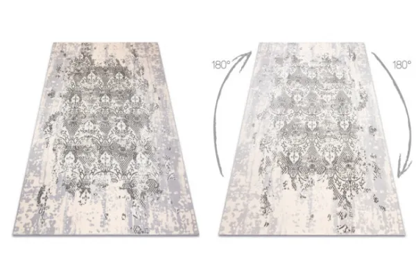 Koberec CORE W3824 Ornament Vintage - krém / sivý