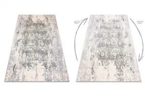 Koberec CORE W3824 Ornament Vintage - krém / sivý