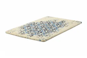 Kúpeľňový koberček CERAMIC Lisabonská dlažba, protišmykový, mäkký - sivý