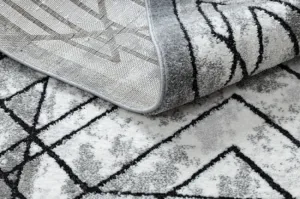 Koberec COZY Tico, geometrický - sivý
